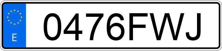 Numer rejestracyjny 0476FWJ posiada CHEVROLET-GM MATIZ