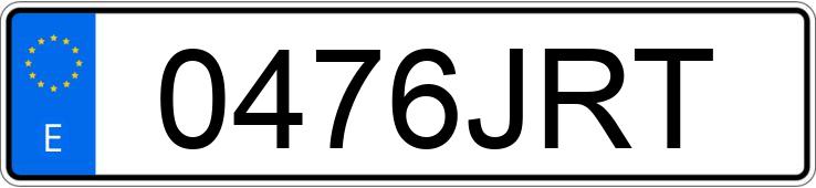 Numer rejestracyjny 0476JRT posiada SKODA FABIA Numer rejestracyjny 0476JRT posiada SKODA FABIA