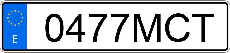Numer rejestracyjny 0477MCT posiada LYNK & CO 01 Numer rejestracyjny 0477MCT posiada LYNK & CO 01