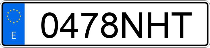 Numer rejestracyjny 0478NHT posiada FORD FOCUS