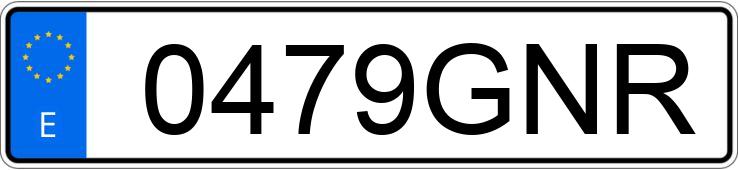 Numer rejestracyjny 0479GNR posiada BMW SERIE 1