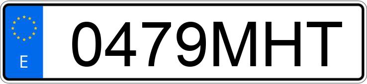 Numer rejestracyjny 0479MHT posiada RENAULT CLIO