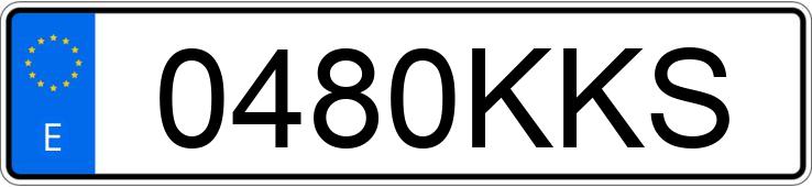 Numer rejestracyjny 0480KKS posiada KYMCO AGILITY CITY