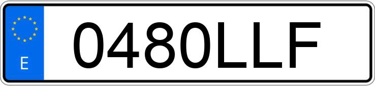 Numer rejestracyjny 0480LLF posiada VOLKSWAGEN GOLF Numer rejestracyjny 0480LLF posiada VOLKSWAGEN GOLF