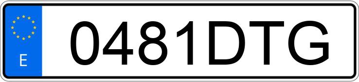 Numer rejestracyjny 0481DTG posiada AUDI A3 Numer rejestracyjny 0481DTG posiada AUDI A3