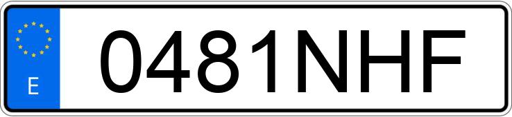 Numer rejestracyjny 0481NHF posiada AUDI A3 Numer rejestracyjny 0481NHF posiada AUDI A3