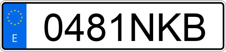 Numer rejestracyjny 0481NKB posiada PEUGEOT RIFTER