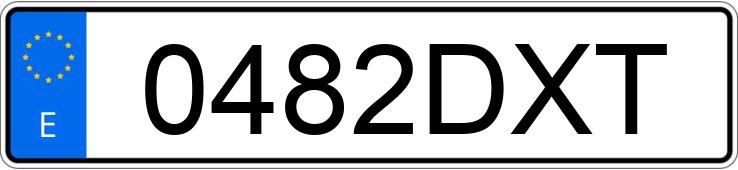 Numer rejestracyjny 0482DXT posiada SKODA OCTAVIA