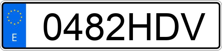 Numer rejestracyjny 0482HDV posiada CITROEN C3