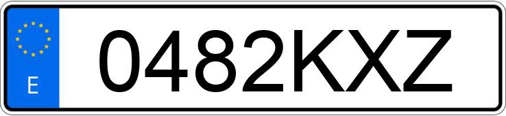 Numer rejestracyjny 0482KXZ posiada SUZUKI S-CROSS