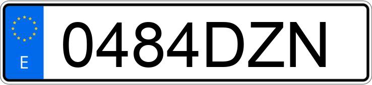 Numer rejestracyjny 0484DZN posiada FORD FOCUS Numer rejestracyjny 0484DZN posiada FORD FOCUS