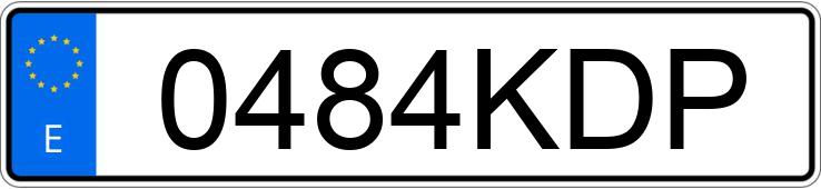 Numer rejestracyjny 0484KDP posiada VOLKSWAGEN TOUAREG