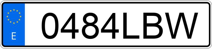 Numer rejestracyjny 0484LBW posiada PEUGEOT 3008