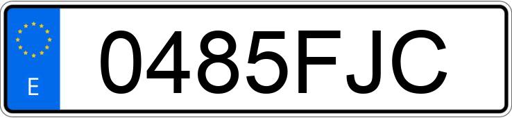 Numer rejestracyjny 0485FJC posiada FORD FIESTA