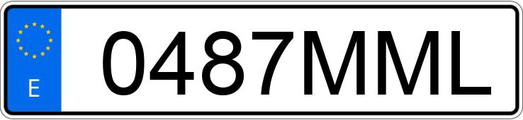 Numer rejestracyjny 0487MML posiada DUCATI MULTISTRADA