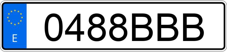 Numer rejestracyjny 0488BBB posiada MITSUBISHI MONTERO Numer rejestracyjny 0488BBB posiada MITSUBISHI MONTERO