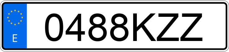 Numer rejestracyjny 0488KZZ posiada MERCEDES GLE (167)