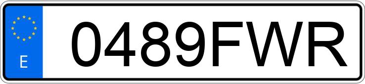 Numer rejestracyjny 0489FWR posiada NISSAN MICRA Numer rejestracyjny 0489FWR posiada NISSAN MICRA
