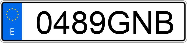 Numer rejestracyjny 0489GNB posiada TOYOTA AURIS