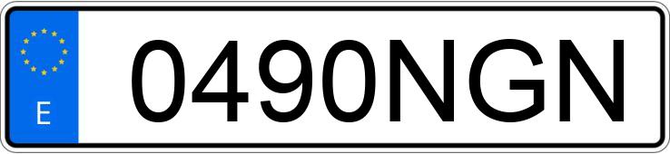 Numer rejestracyjny 0490NGN posiada ALFA ROMEO JUNIOR