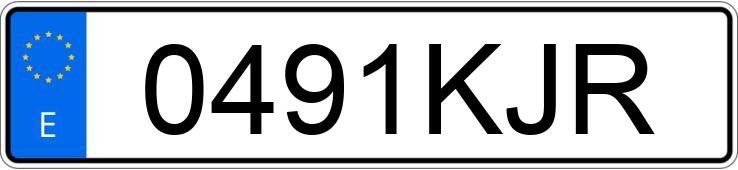 Numer rejestracyjny 0491KJR posiada DACIA SANDERO