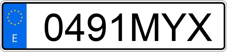 Numer rejestracyjny 0491MYX posiada YAMAHA MT 09