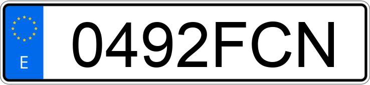 Numer rejestracyjny 0492FCN posiada VOLKSWAGEN GOLF Numer rejestracyjny 0492FCN posiada VOLKSWAGEN GOLF