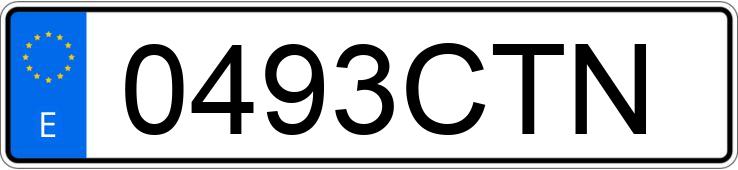 Numer rejestracyjny 0493CTN posiada SUZUKI GSXR 750 Numer rejestracyjny 0493CTN posiada SUZUKI GSXR 750