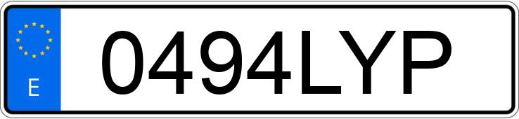 Numer rejestracyjny 0494LYP posiada OPEL GRANDLAND Numer rejestracyjny 0494LYP posiada OPEL GRANDLAND