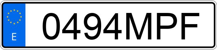 Numer rejestracyjny 0494MPF posiada RENAULT AUSTRAL