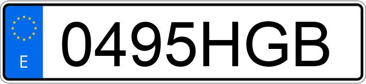 Numer rejestracyjny 0495HGB posiada FORD KUGA