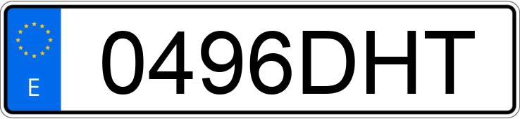 Numer rejestracyjny 0496DHT posiada CHEVROLET-GM KALOS