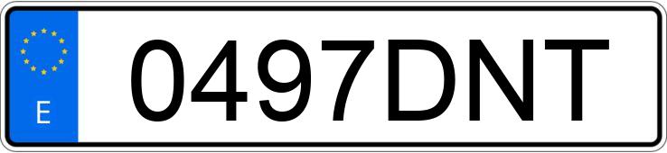 Numer rejestracyjny 0497DNT posiada FORD FOCUS Numer rejestracyjny 0497DNT posiada FORD FOCUS