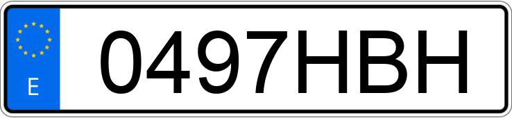 Numer rejestracyjny 0497HBH posiada CITROEN C4 Numer rejestracyjny 0497HBH posiada CITROEN C4