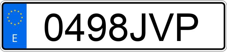 Numer rejestracyjny 0498JVP posiada MAN TG