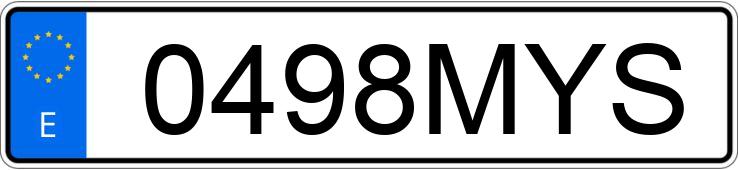 Numer rejestracyjny 0498MYS posiada TOYOTA RAV4 Numer rejestracyjny 0498MYS posiada TOYOTA RAV4