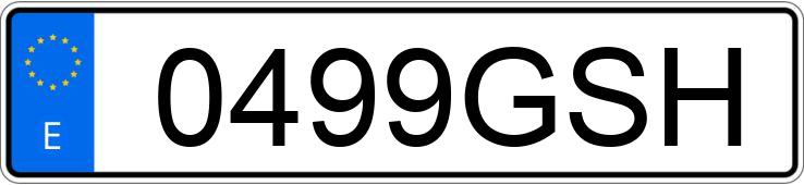 Numer rejestracyjny 0499GSH posiada VOLKSWAGEN GOLF Numer rejestracyjny 0499GSH posiada VOLKSWAGEN GOLF