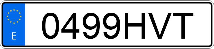 Numer rejestracyjny 0499HVT posiada DACIA SANDERO