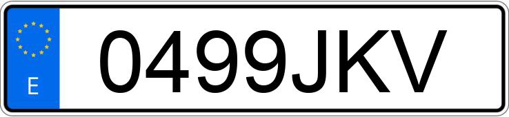 Numer rejestracyjny 0499JKV posiada SEAT LEON