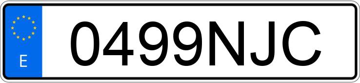 Numer rejestracyjny 0499NJC posiada NISSAN QASHQAI