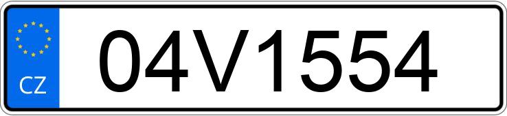 Numer rejestracyjny 04V1554 posiada Lamborghini Countach