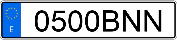 Numer rejestracyjny 0500BNN posiada OPEL ASTRA Numer rejestracyjny 0500BNN posiada OPEL ASTRA