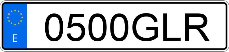 Numer rejestracyjny 0500GLR posiada CHEVROLET-GM AVEO 1.4 LS