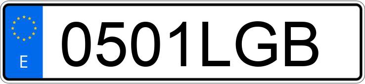 Numer rejestracyjny 0501LGB posiada SEAT IBIZA