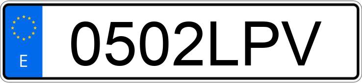 Numer rejestracyjny 0502LPV posiada MERCEDES A (177)