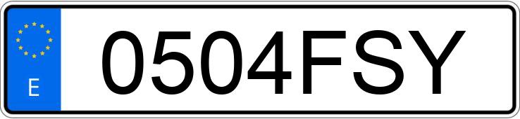 Numer rejestracyjny 0504FSY posiada VOLKSWAGEN CROSSPOLO Numer rejestracyjny 0504FSY posiada VOLKSWAGEN CROSSPOLO