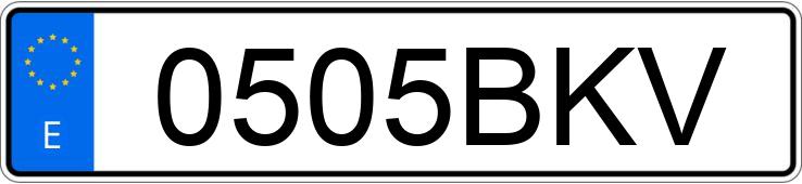 Numer rejestracyjny 0505BKV posiada FORD MONDEO