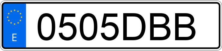 Numer rejestracyjny 0505DBB posiada VOLKSWAGEN TOUAREG