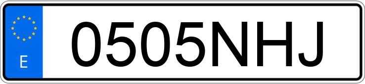 Numer rejestracyjny 0505NHJ posiada MERCEDES GLC (253)