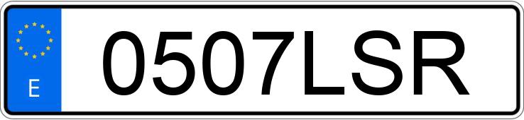 Numer rejestracyjny 0507LSR posiada MERCEDES EQA (243)